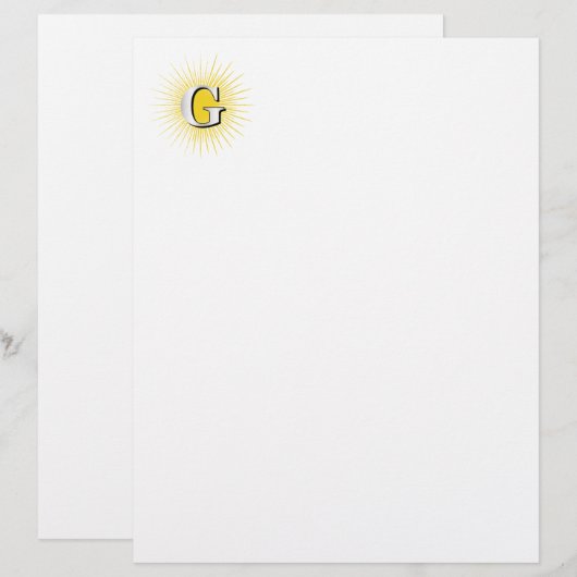 Letter G – masonic symbol (Front/Back)