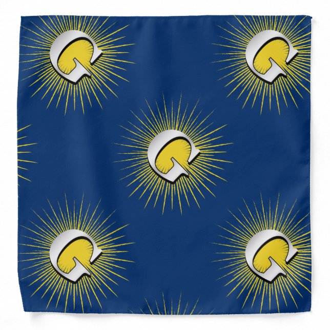 Letter G – masonic symbol Bandana (Front)