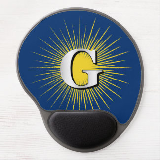 Letter G – masonic symbol Gel Mouse Pad