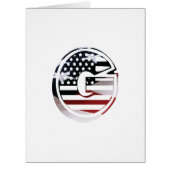 Letter G Monogram Initial USA (Front)