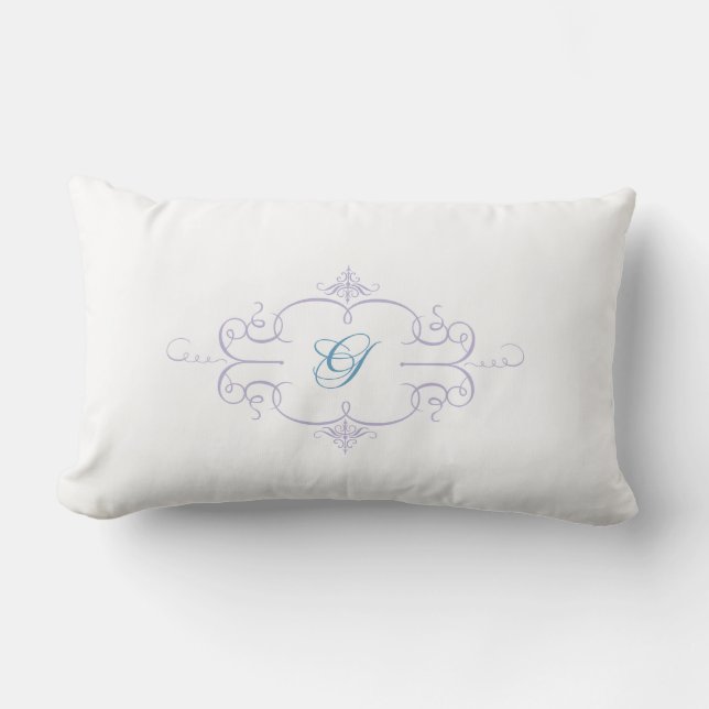 Letter  G Monogram Pillow (Front)
