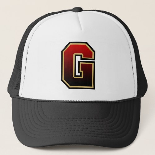 Letter G monogrammed Trucker Hat