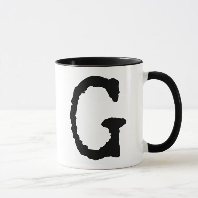 Letter G Mug (Right)