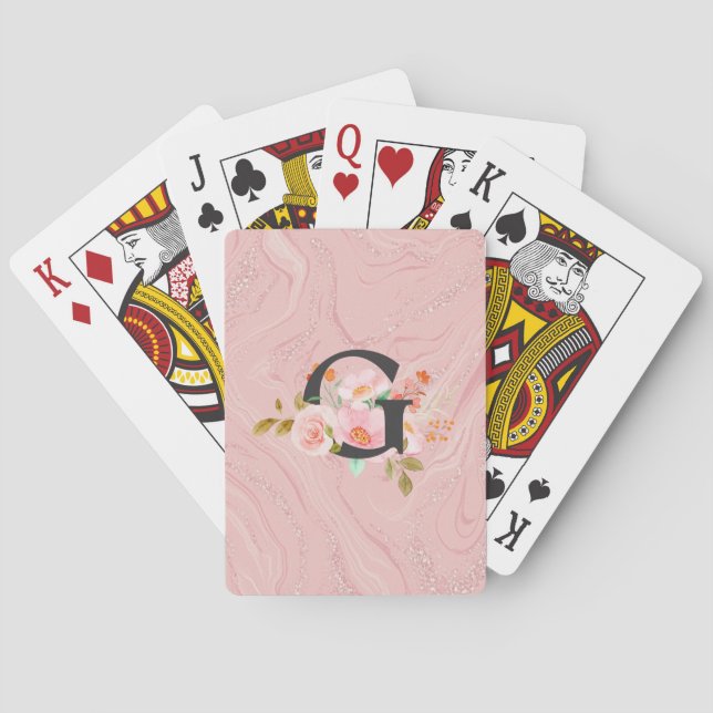 Letter G Poker Cards (Back)