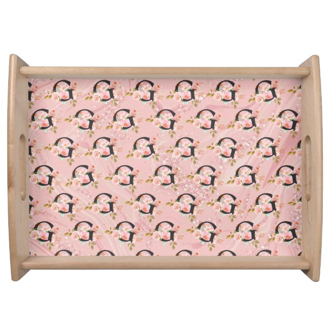 Letter G Serving Tray (Front)