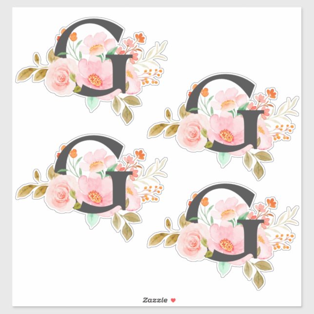 Letter G Sticker (Sheet)