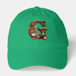 Letter G Thanksgiving style Hat