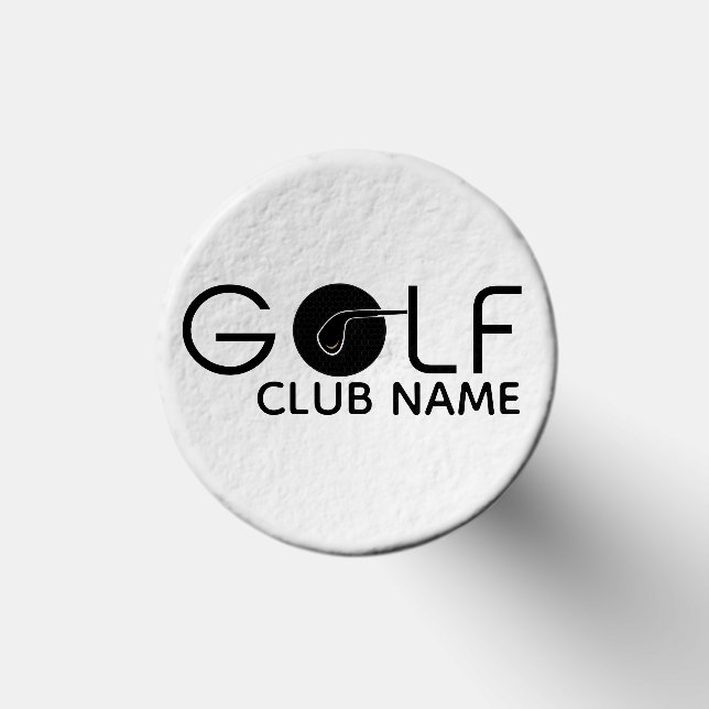Letter Golf Club with Initial Logo Design Tees (Top)