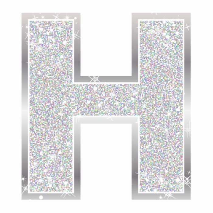 Letter H Cut Outs