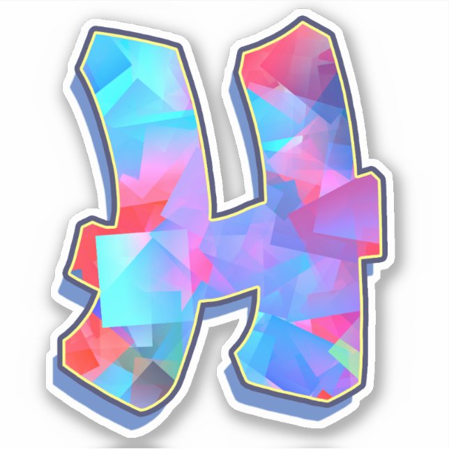 H Letter Graffiti