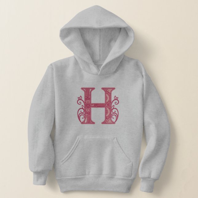 Letter H |  Hoodie (Laydown)
