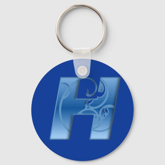 Letter H Keychain (Front)
