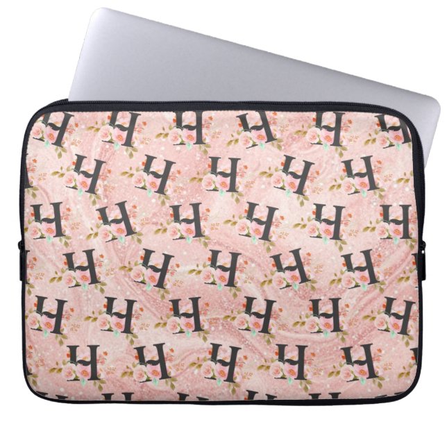 Letter H Laptop Sleeve (Front)
