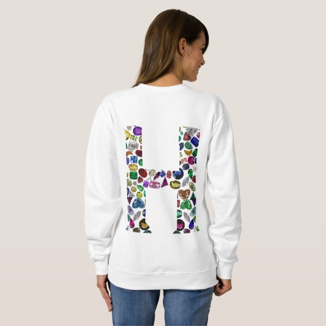 Letter H Monogram Sweatshirt (Back Full)