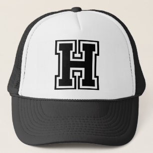 hat with an h on it