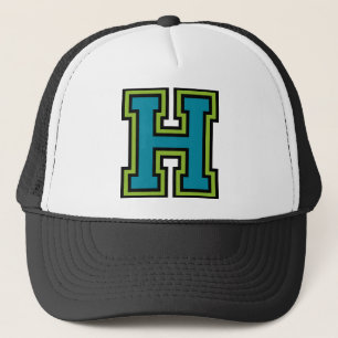 Letter "H" Monogram Trucker Hat