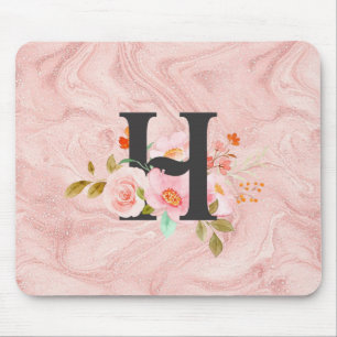 Letter H Mouse Pad