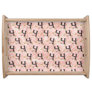 Letter H Serving Tray