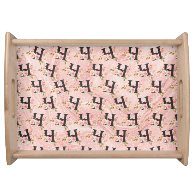Letter H Serving Tray (Front)