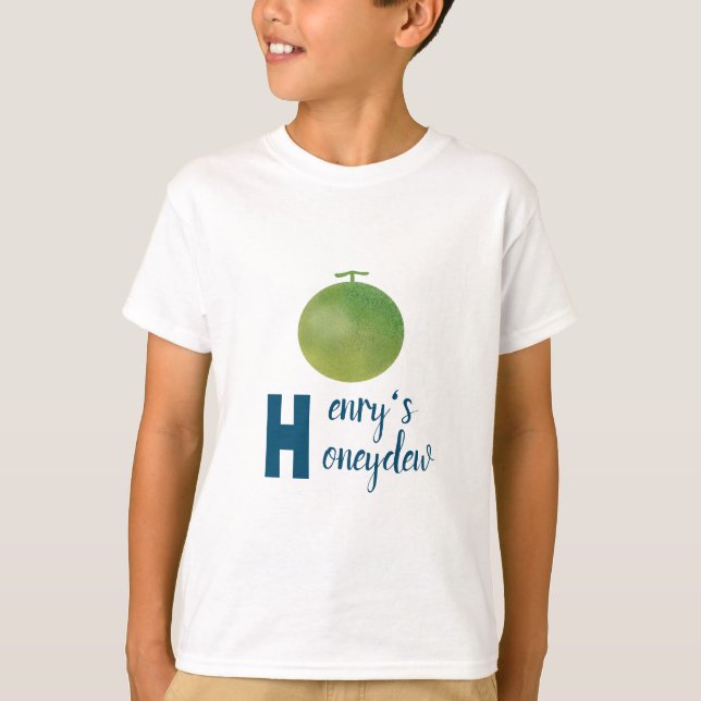 Letter H Style: Clothing inspired by honeydew T-Shirt (Front)