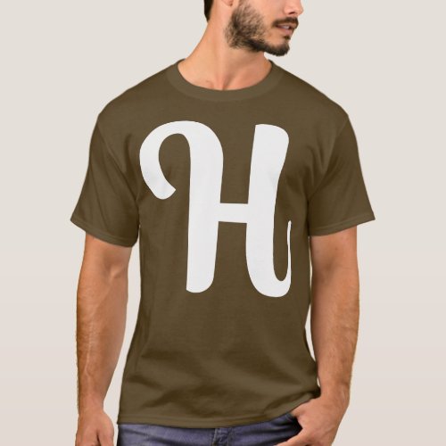 Letter H T_Shirt