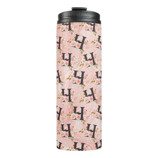 Letter H Thermal Tumbler (Front)