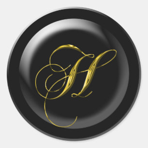 Letter H Wedding Seal