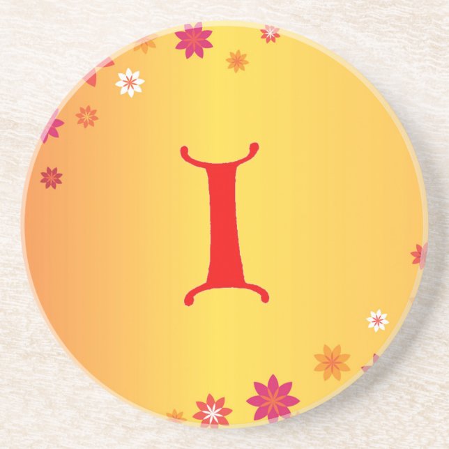 Letter I Coaster (Front)