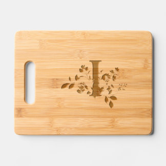 Letter I Engraved Cutting Board