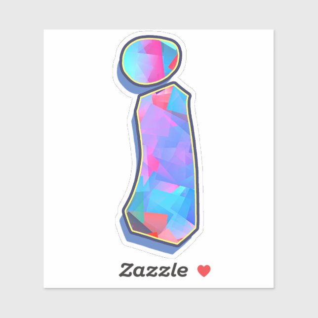 Letter i _ Graffiti Alphabet Letters Sticker (Sheet)