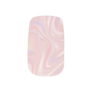 Letter I Minx Nail Art