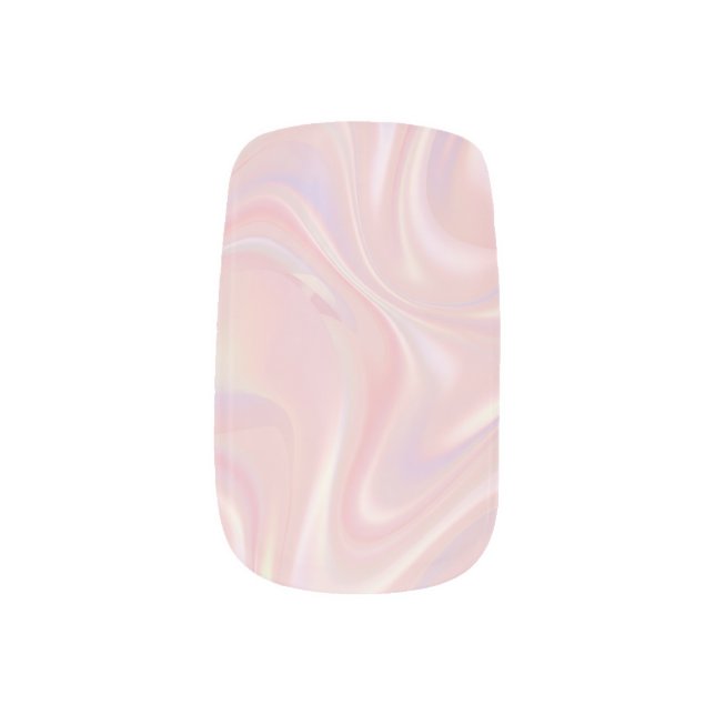 Letter I Minx Nail Art (Left Thumb)
