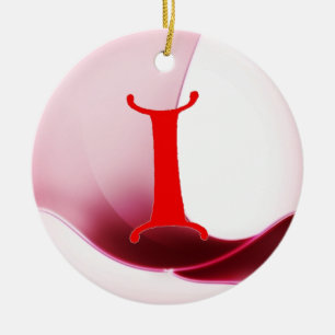 Letter I Ornament
