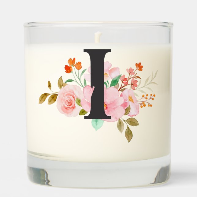 Letter I Scented Candle (Front)