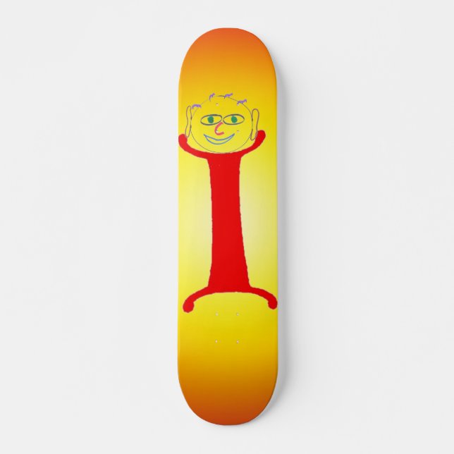 Letter I Skateboard Deck (Front)