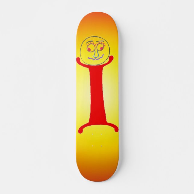 Letter I Skateboard Deck (Front)