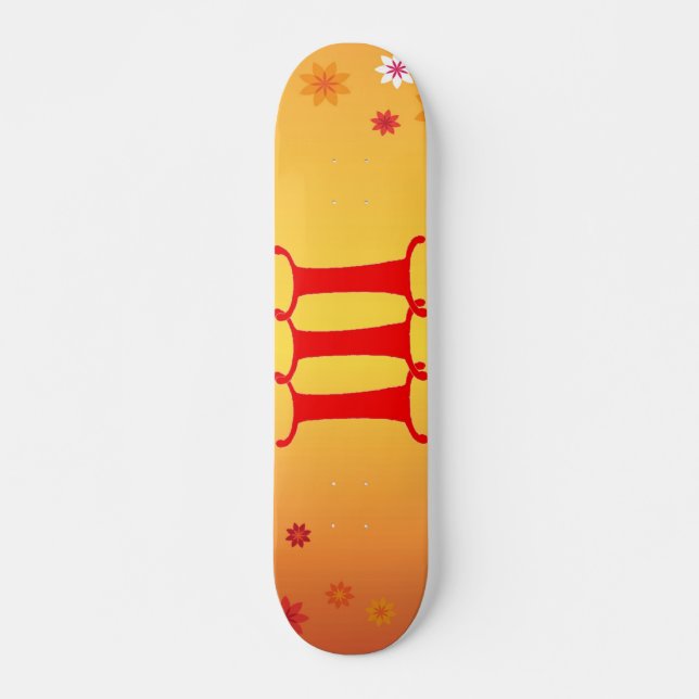 Letter I Skateboard Deck (Front)
