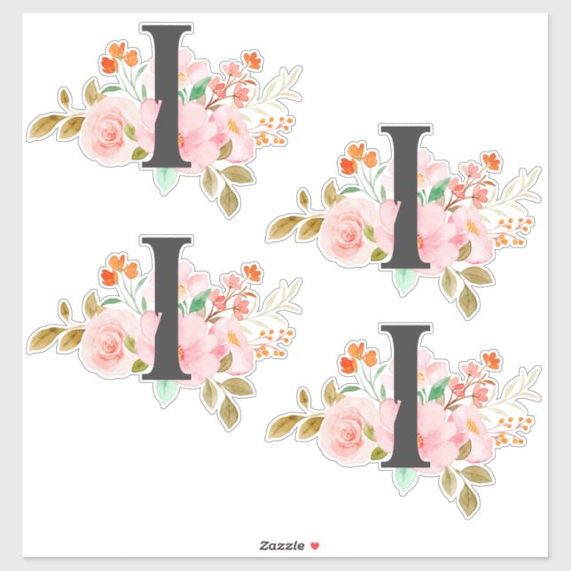 Letter I Sticker (Sheet)