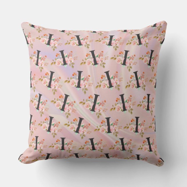 Letter I Throw Pillow (Front)