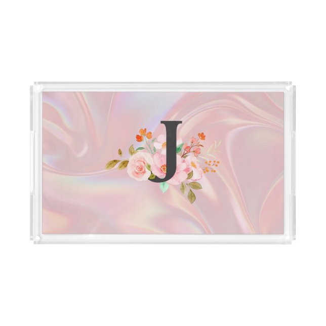 Letter J Acrylic Tray (Front)