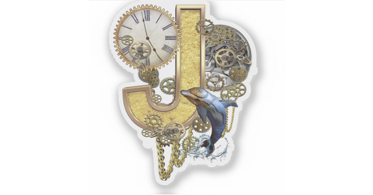 Letter J Birthday customization Sticker | Zazzle