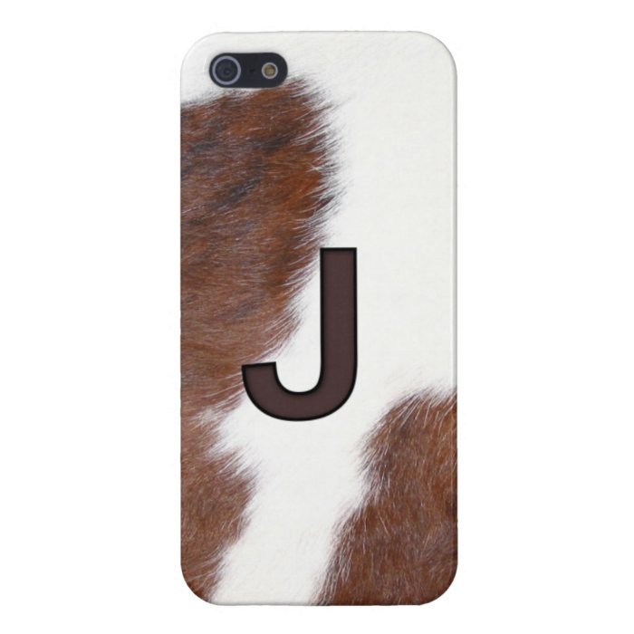 Letter J Brand Cowhide Livestock Iphone 5 Case