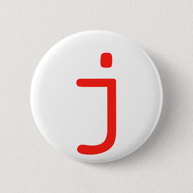 Letter j button (Front)
