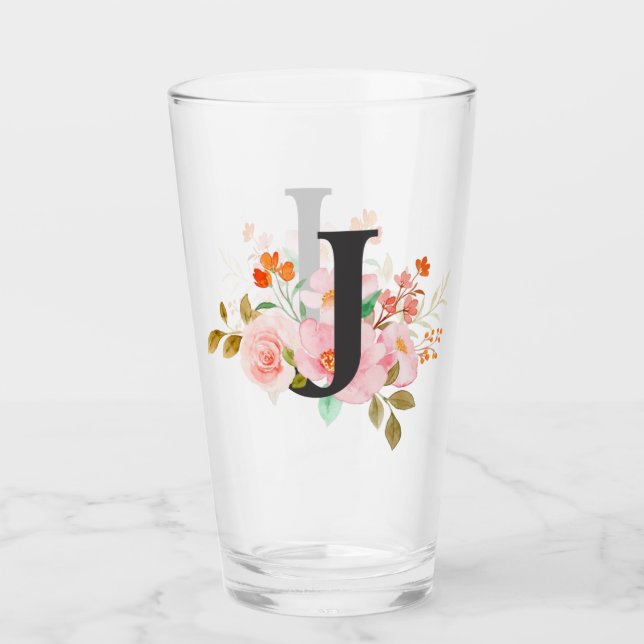 Letter J Glass (Front)