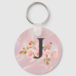 Letter J Keychain