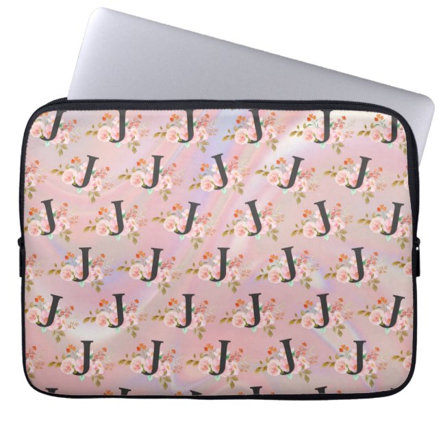 Letter J Laptop Sleeve (Front)