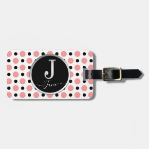 Letter J Luggage Tag