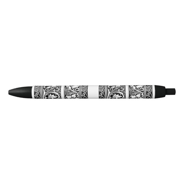 Letter J Medieval Monogram Art Nouveau Pen (Front)
