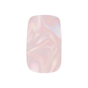 Letter J Minx Nail Art