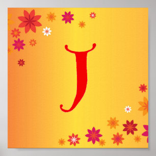 Letter J Poster